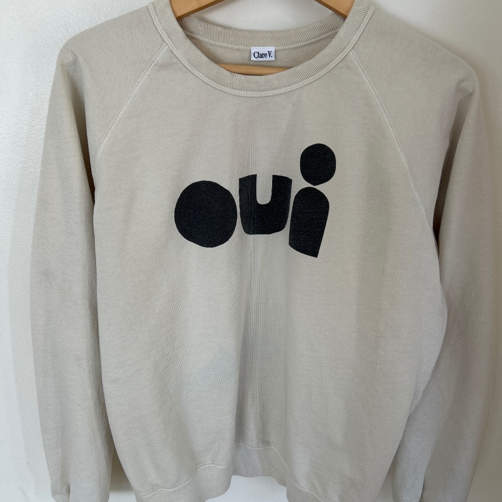 Clare V. OUI sweatshirt
